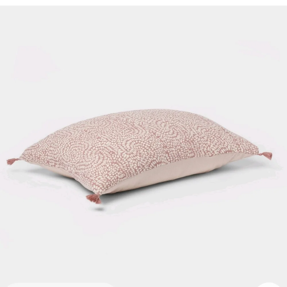 🎉$3 WITH PURCHASE🎉Threshold STD Boho Reversible Matelasse Swirl Quilted Sham - Picture 2 of 16
